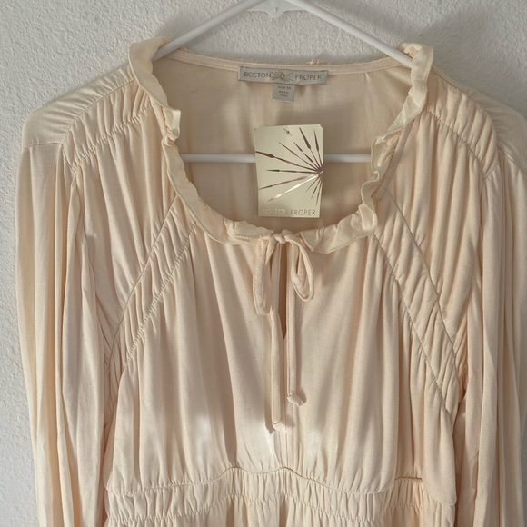 NWT Boston Proper ‘Poet Ruffle’ top - Picture 4 of 9
